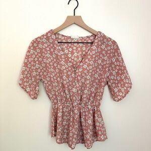 Sienna Sky Pink Floral Blouse